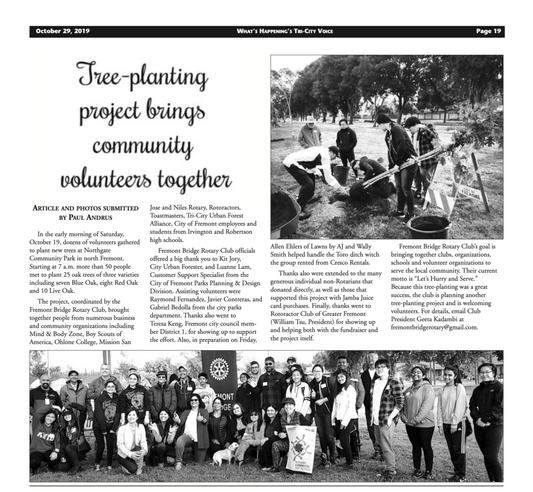 TriCity Voice News Article