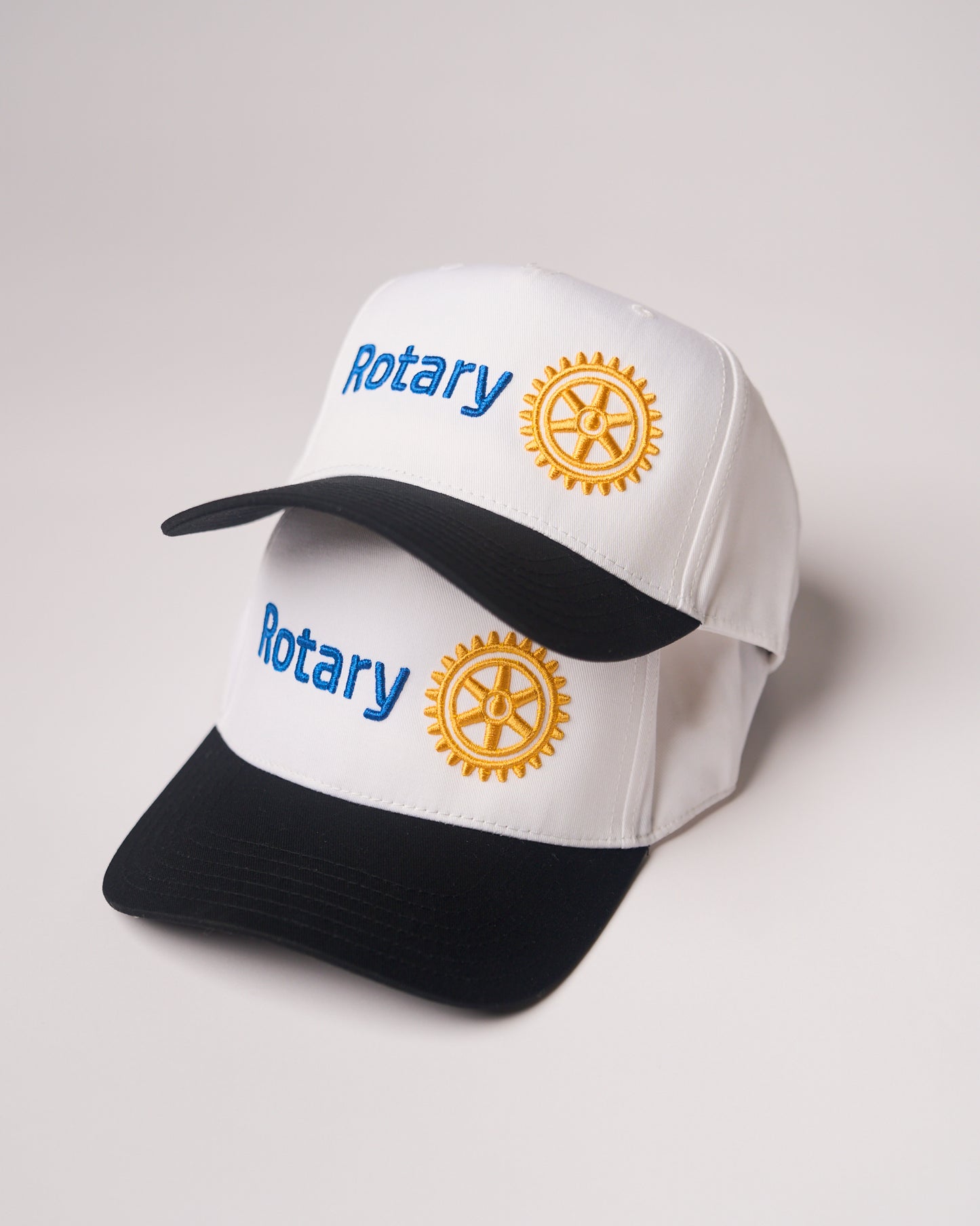 3D Puff Embroidered Rotary Trucker Hat