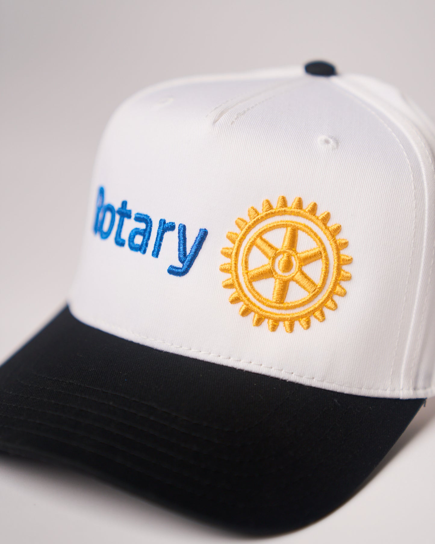 3D Puff Embroidered Rotary Trucker Hat