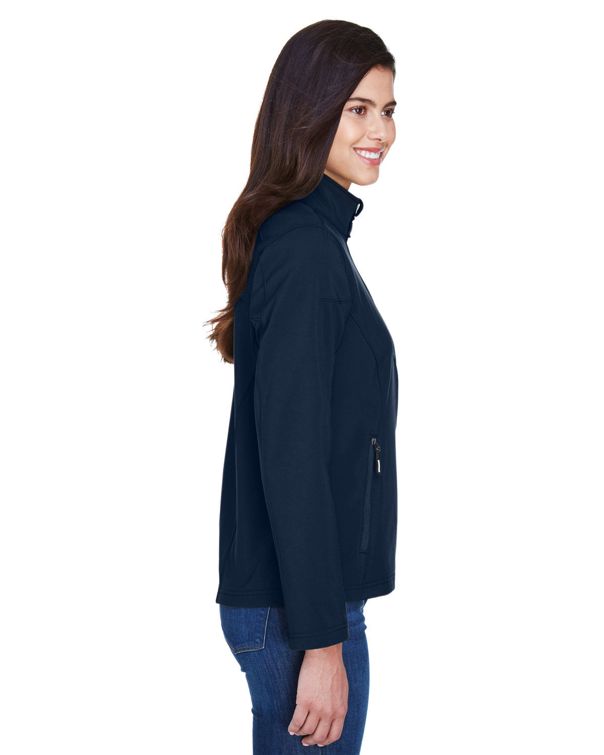 Ladies Two-Layer Fleece Bonded Soft Shell Jacket