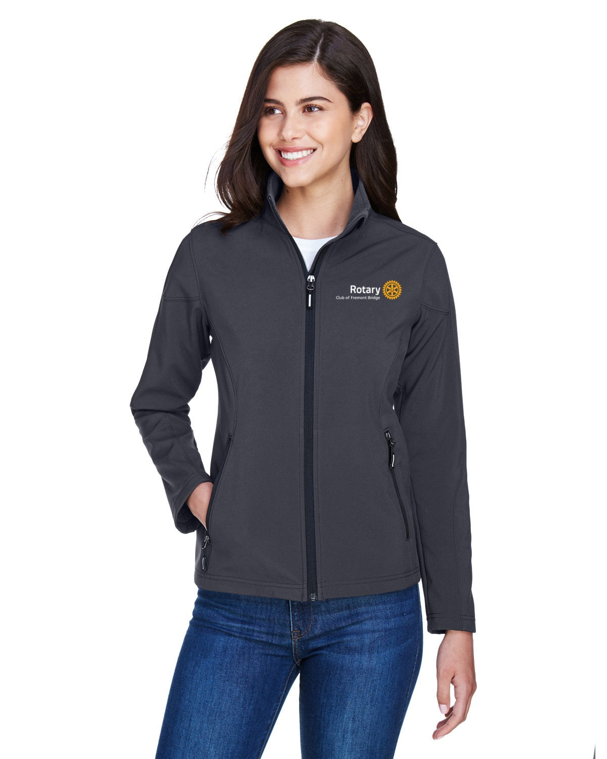 Ladies Two-Layer Fleece Bonded Soft Shell Jacket