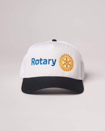 3D Puff Embroidered Rotary Trucker Hat