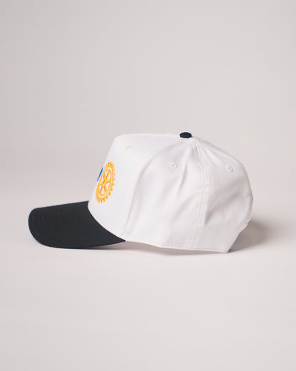3D Puff Embroidered Rotary Trucker Hat