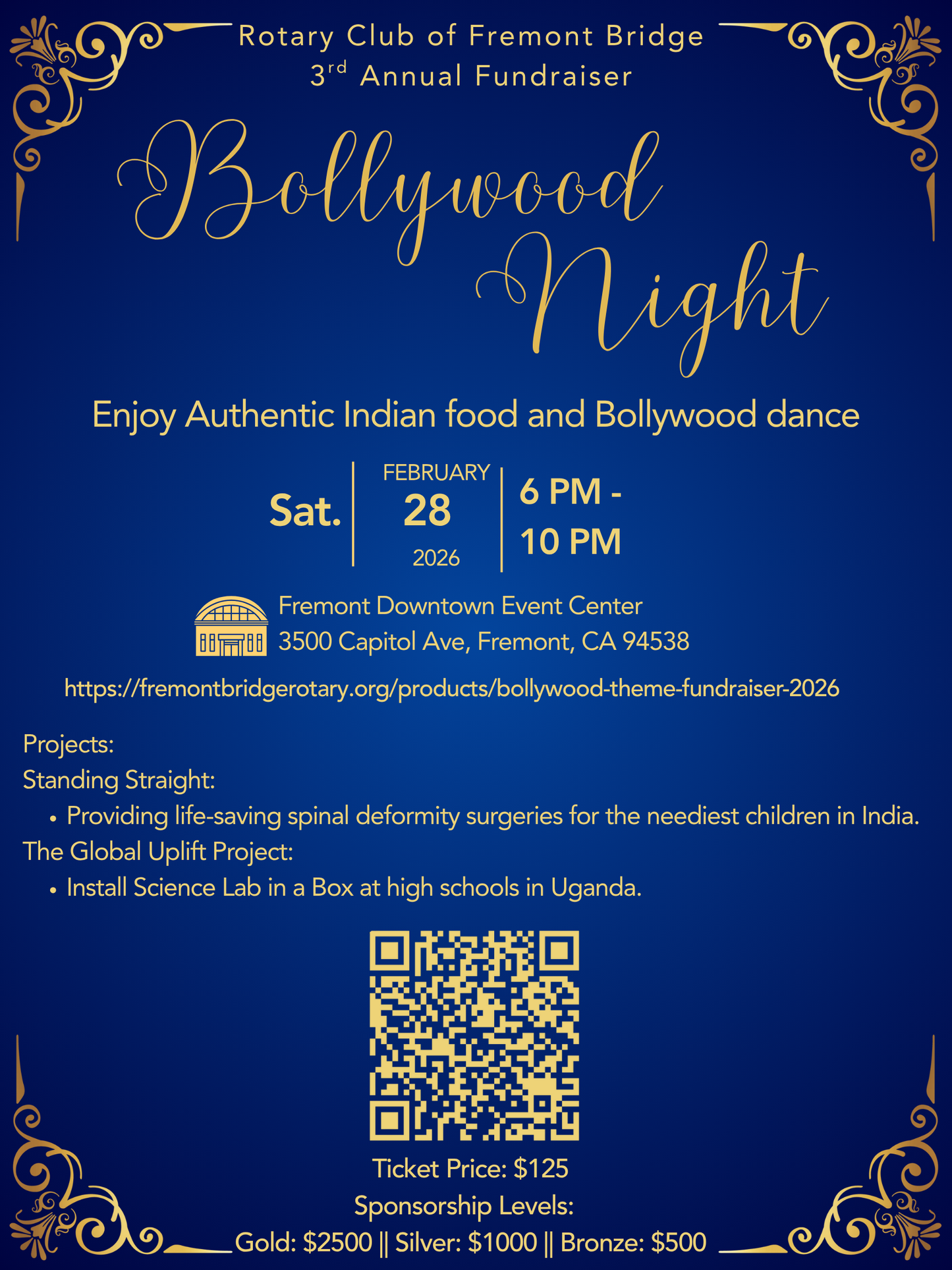 Bollywood Themed Fundraiser 2026