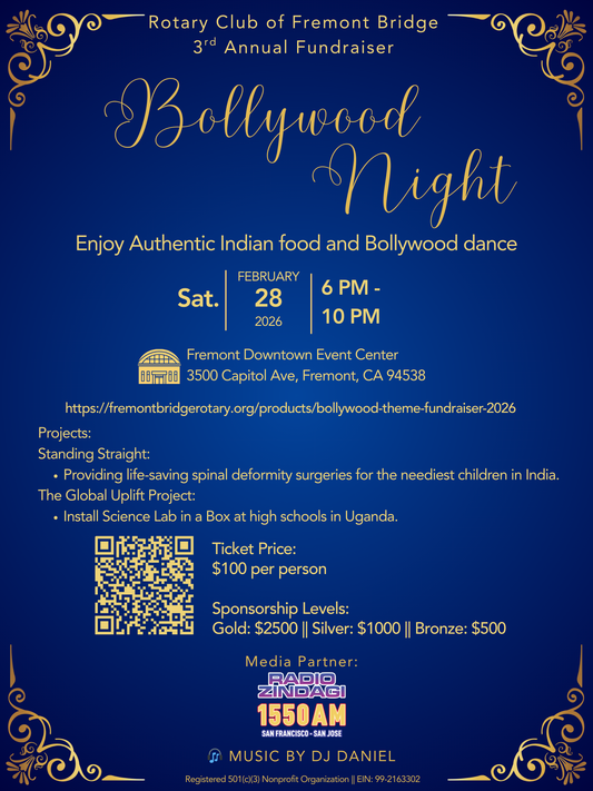 Bollywood Themed Fundraiser 2026