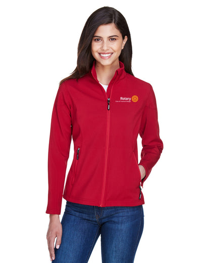 Ladies Two-Layer Fleece Bonded Soft Shell Jacket